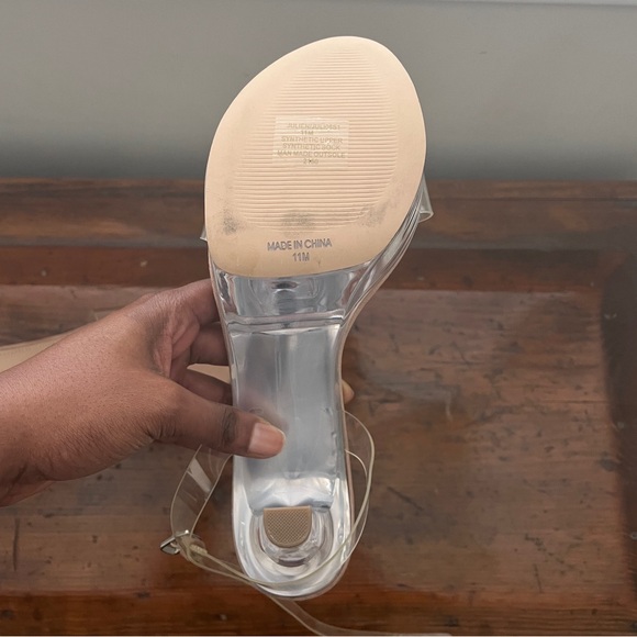 Steve Madden - Clear Platform Heels - Picture 2 of 4